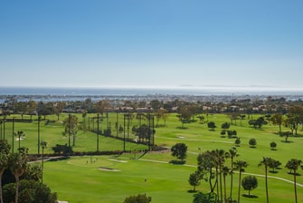 View of the Newport Beach coastline