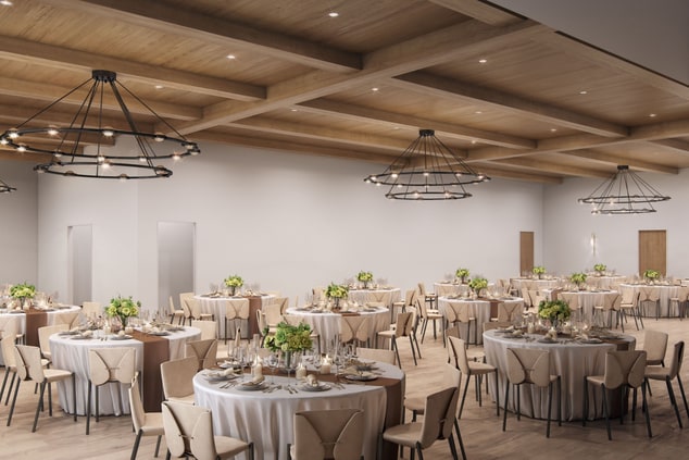 Elegant indoor event space