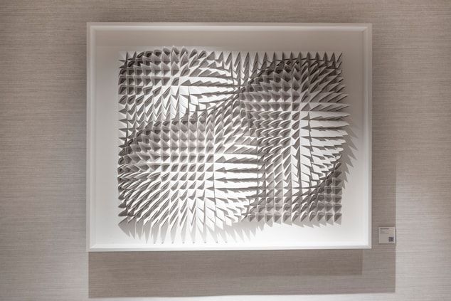 three dimensional paper wall relief