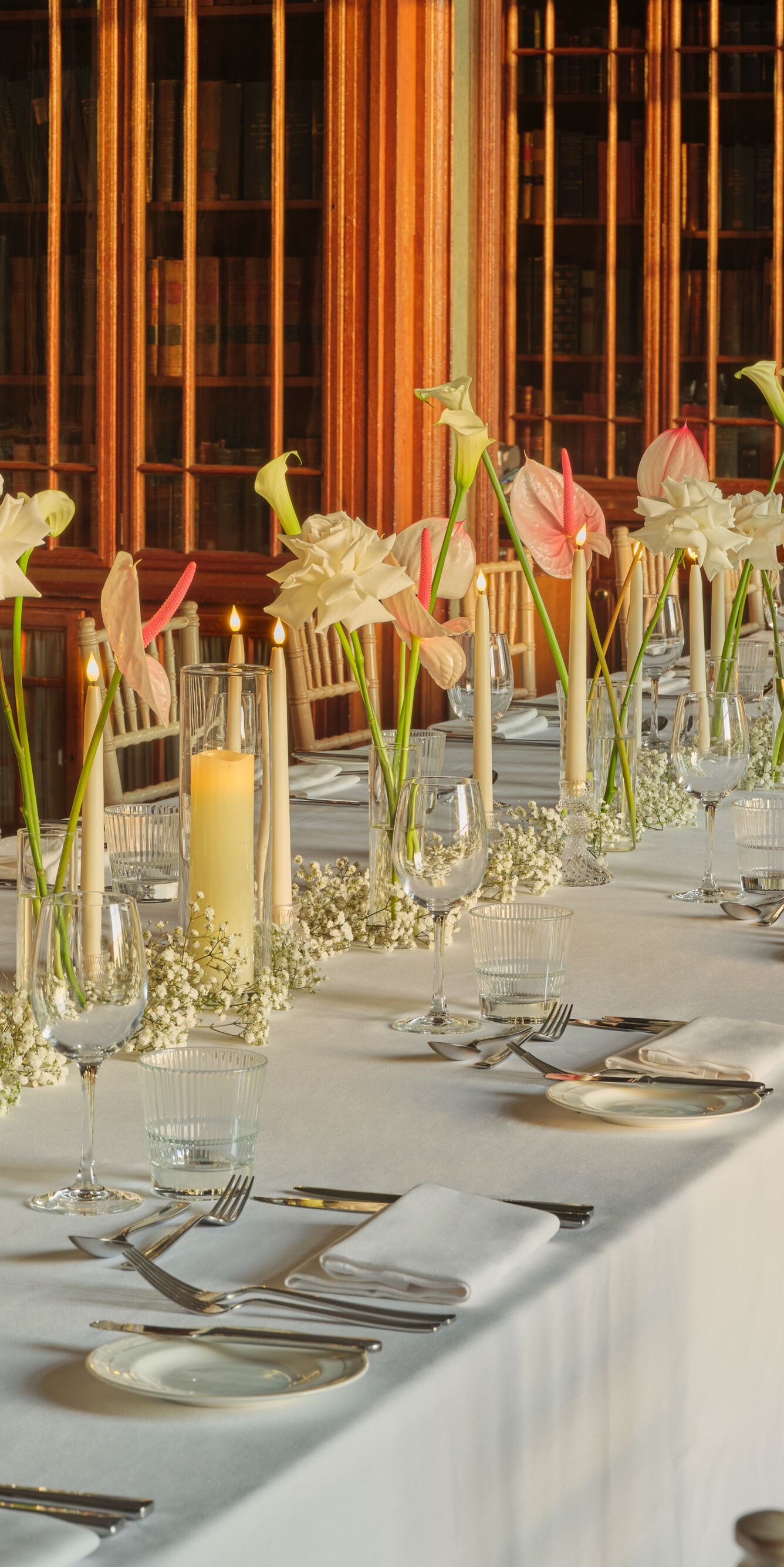 Wedding table decor detail
