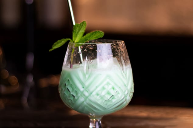 Mistletoe Mint Cocktail