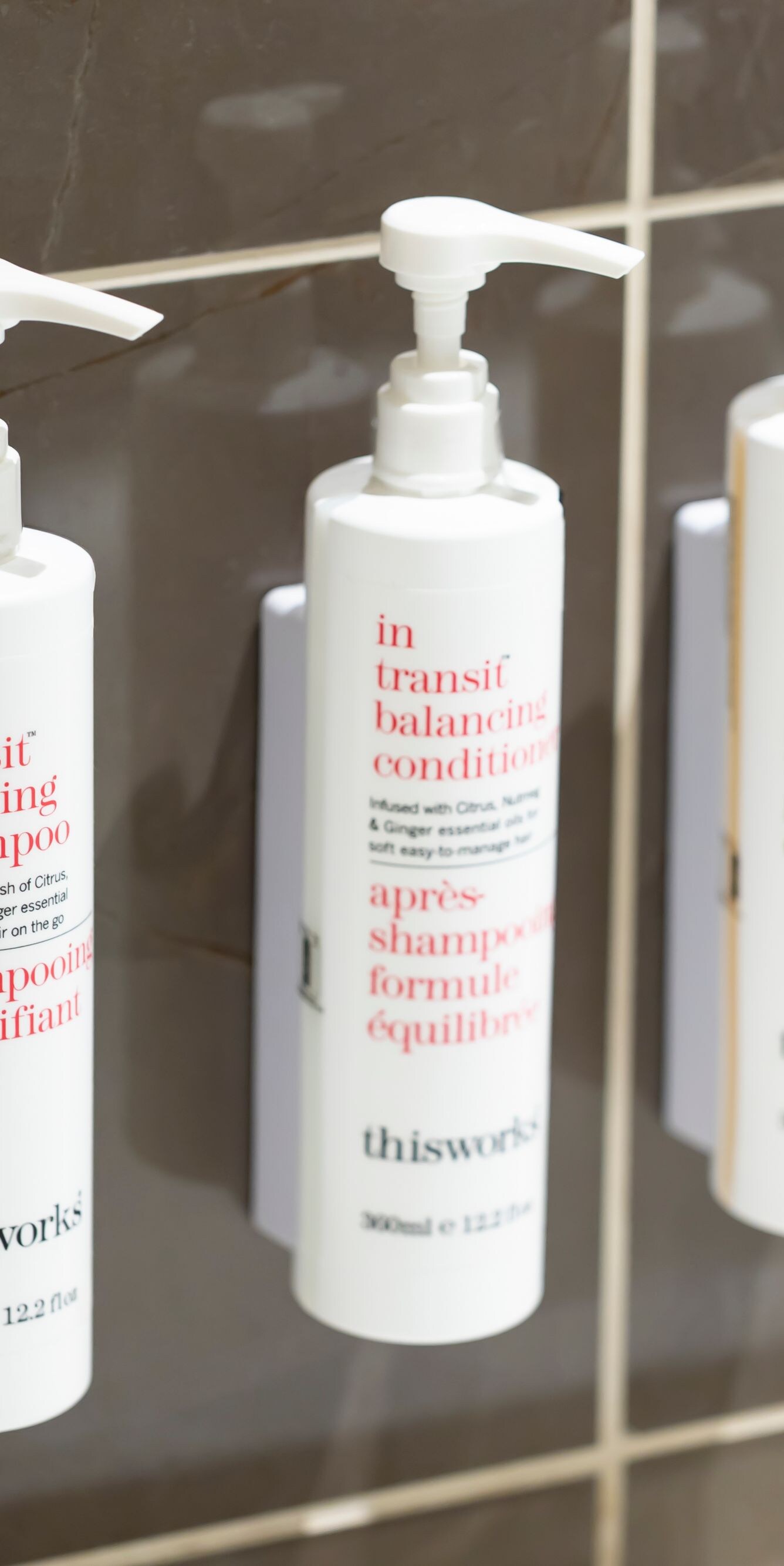 Wall mounted toiletries