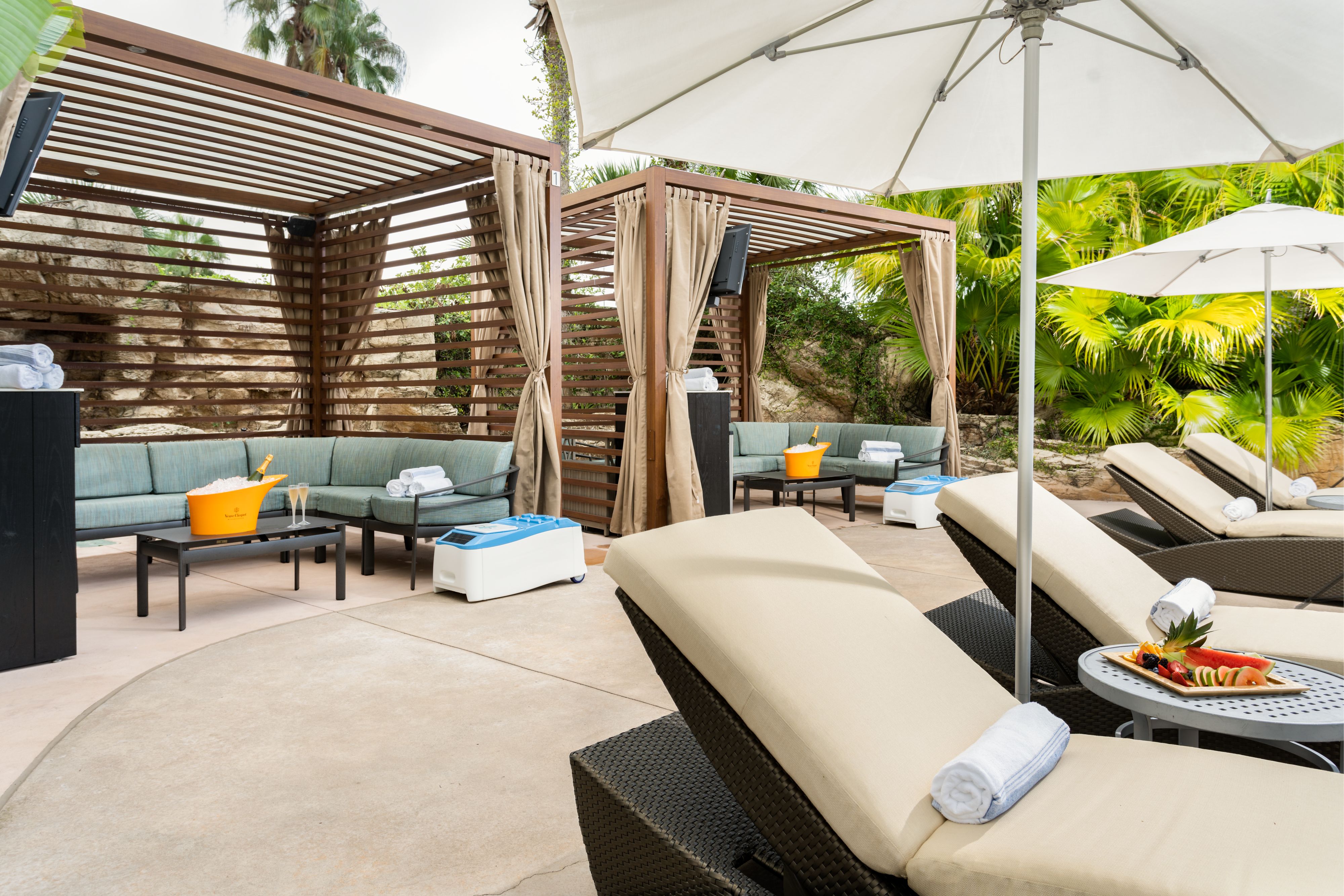 Poolside Private Cabanas
