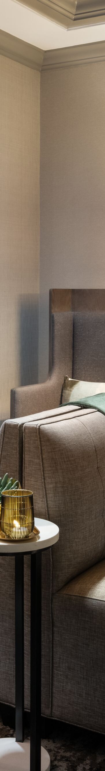 Spa lounge seating area