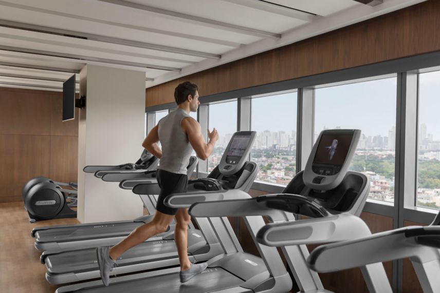 Boost your energy with a quick run at the Gym