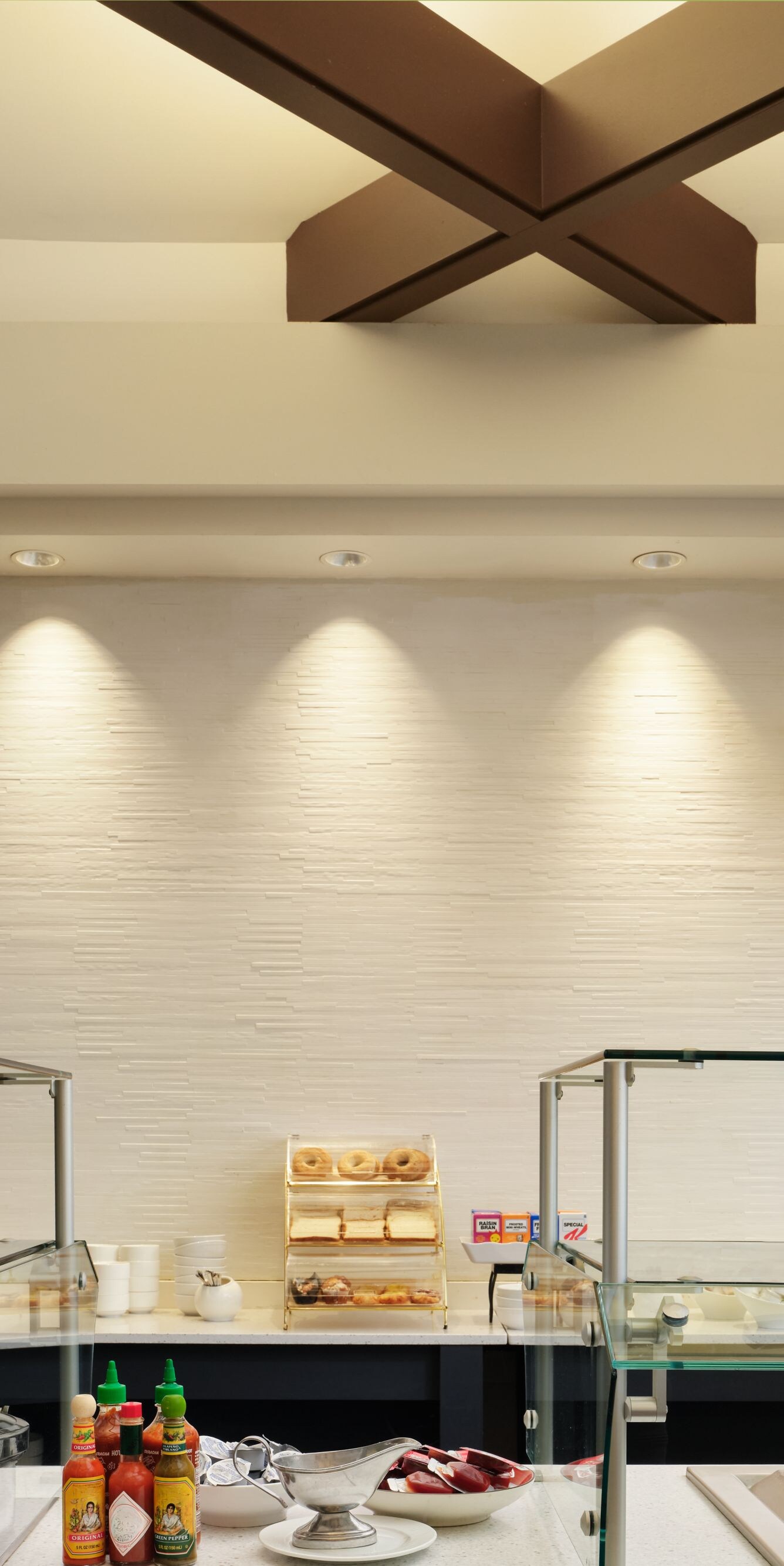 Restaurant breakfast seating area