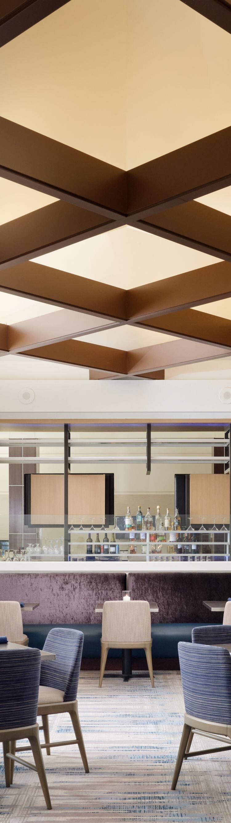 Hotel Lobby Bar and seating area
