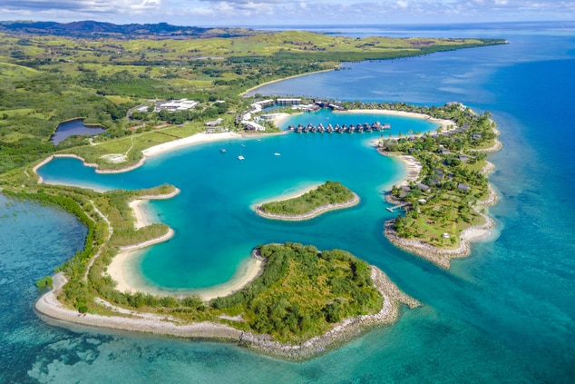 Fiji Marriott close to land and water activities  