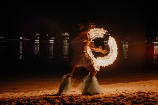 Traditional Fire Dancing