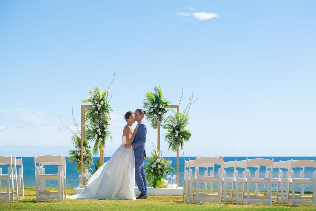 Fiji Marriott executes one wedding per day.  