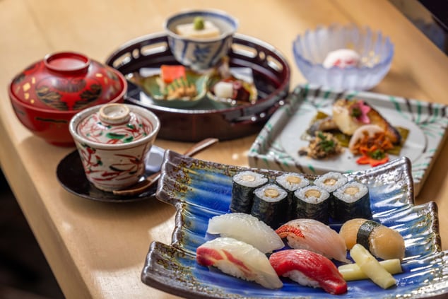「日本料理 京都 つる家」の寿司