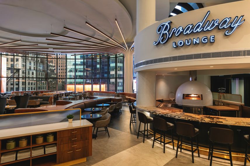 Broadway Lounge – Ansicht der Pizza-Showküche