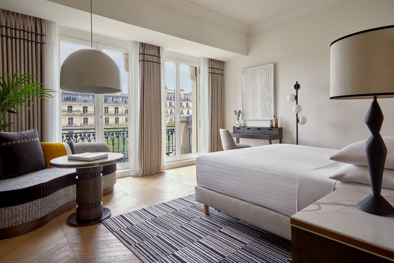 Champs Elysees View guestroom part  