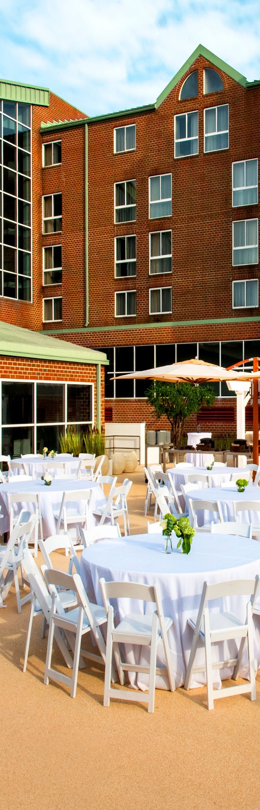 Social Event Terrace Setup