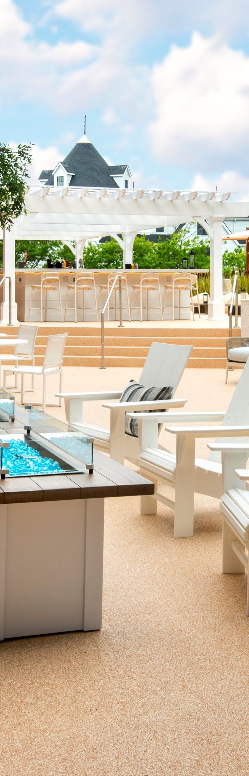 Terrace / fire pit 