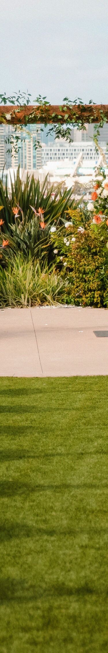 outdoor wedding ceremony