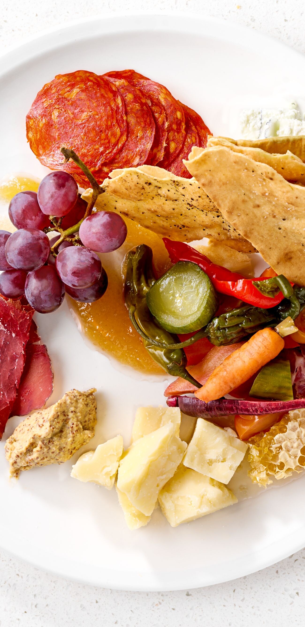 Charcuterie Board with Homemade Honey