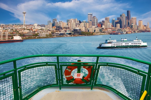 Seattle Waterfront Cruise Ship