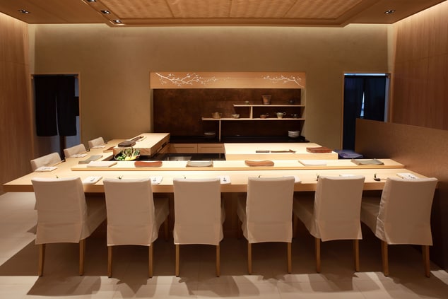 Ginza Sushi Ichi Interior 2 Michelin Star Japanese