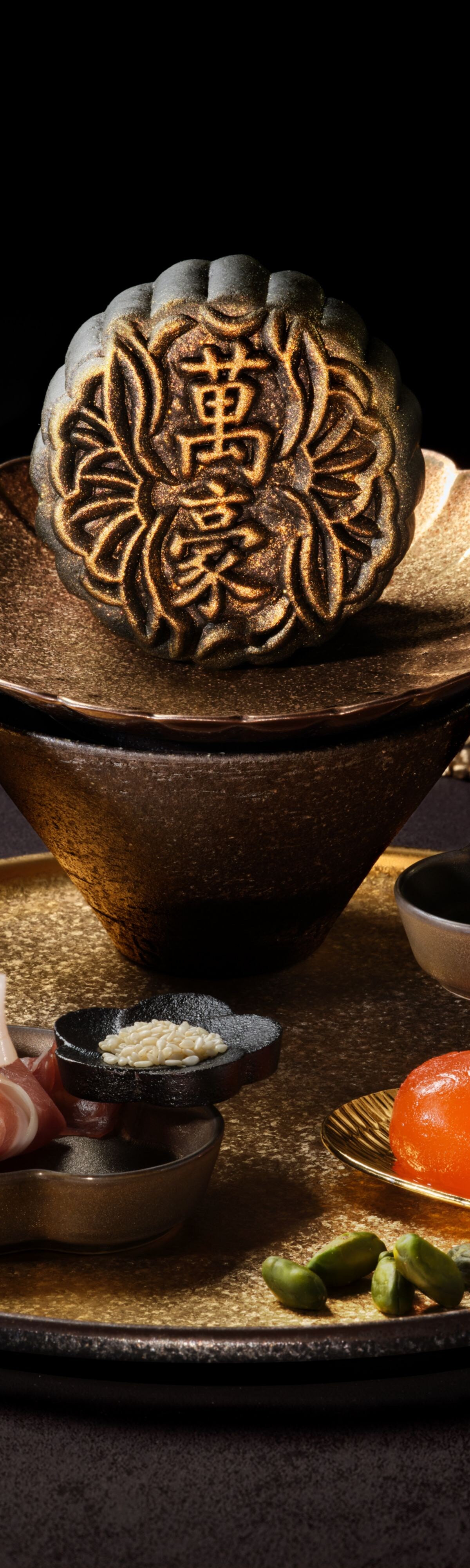 Golden Black Truffle Baked Mooncakes