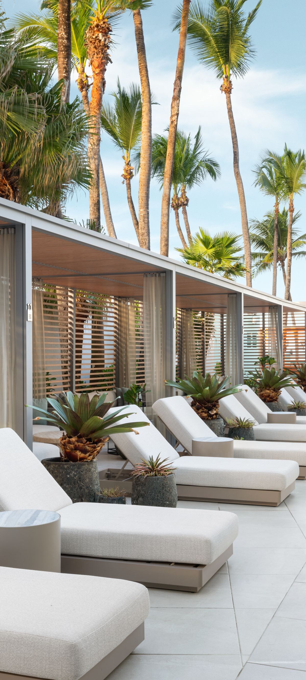 Cabañas privadas con vista al mar