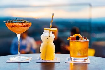 SNAMC Hive & Honey Rooftop Bar Cocktails