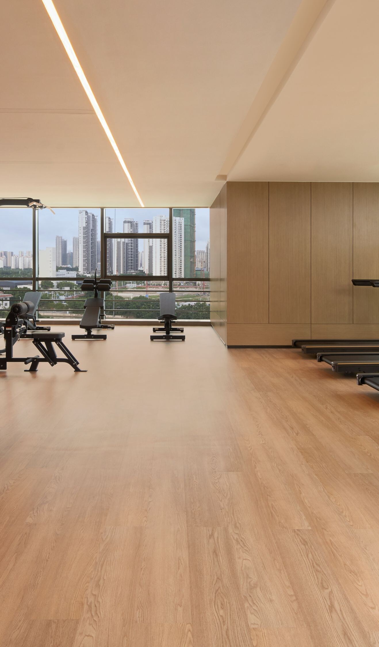 Gym of Shantou Marriott Hotel