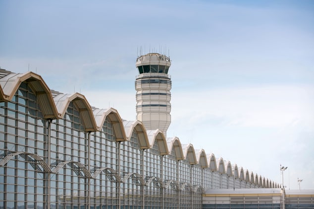 Control tower at Reagan National Airport