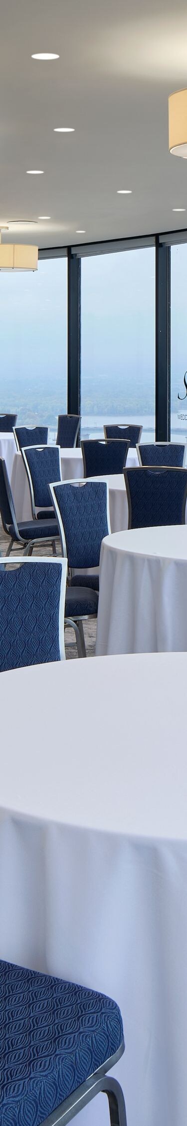 Summit Room with round banquet tables