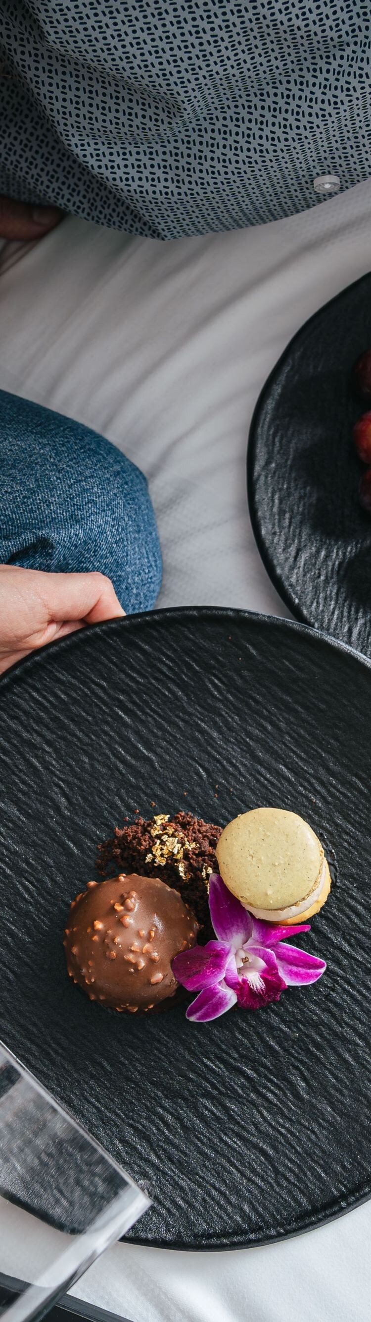 Miscellaneous food offered as in-room dining