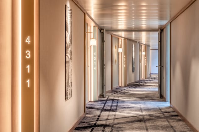 Zurich Marriott Hotel Hallway 