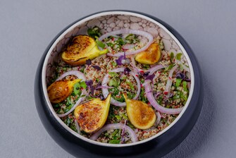 Salade de quinoa et de figues noires du Mykonos au Méridien
