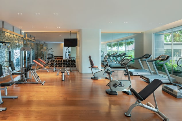 Fitness Centre with natural lighting