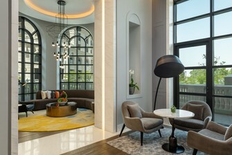 منطقة الجلوس بجوار البهو في فندق لو رويال ميريديان الدوحة