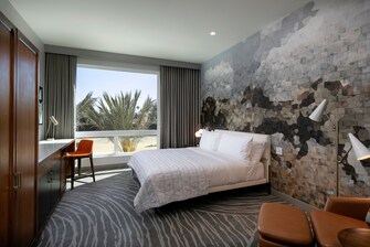 imagen del dormitorio de la suite hospitality