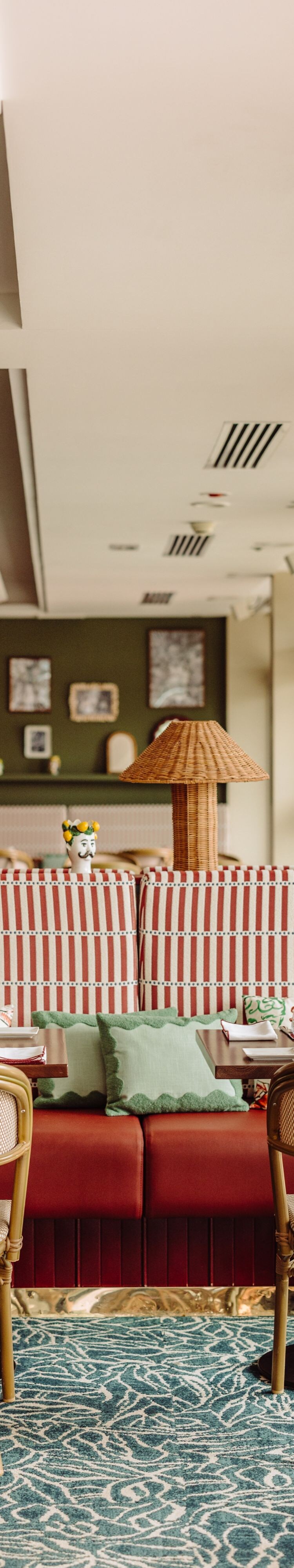 Restaurant dining room interior