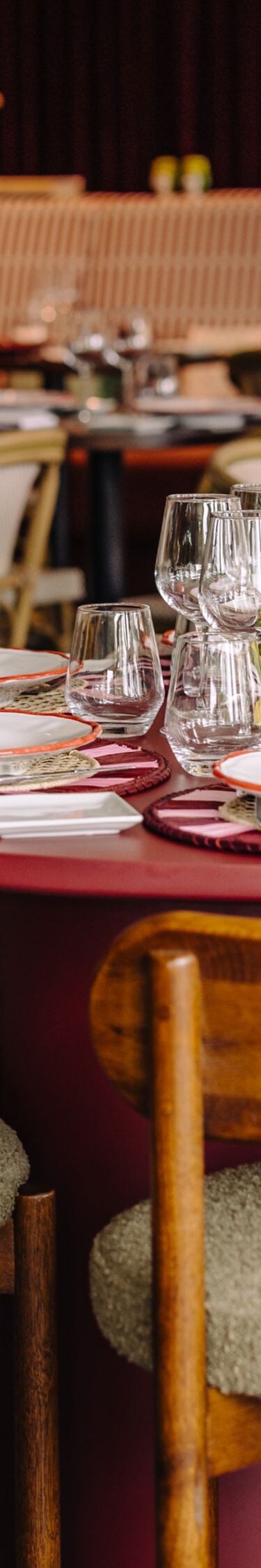 Italian restaurant dining room
