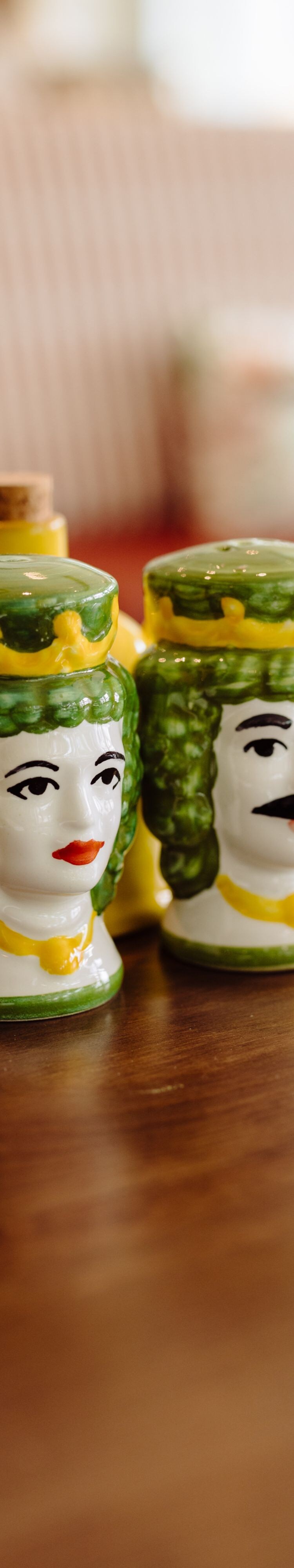 Sicilian ceramic table decor