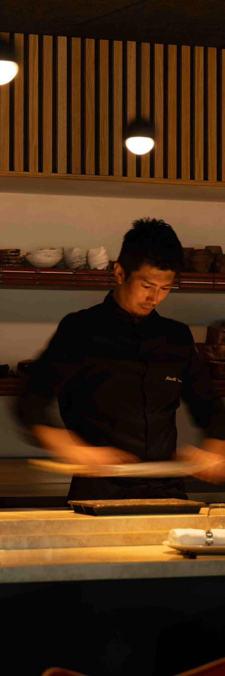 Japanese chef refined cuisine