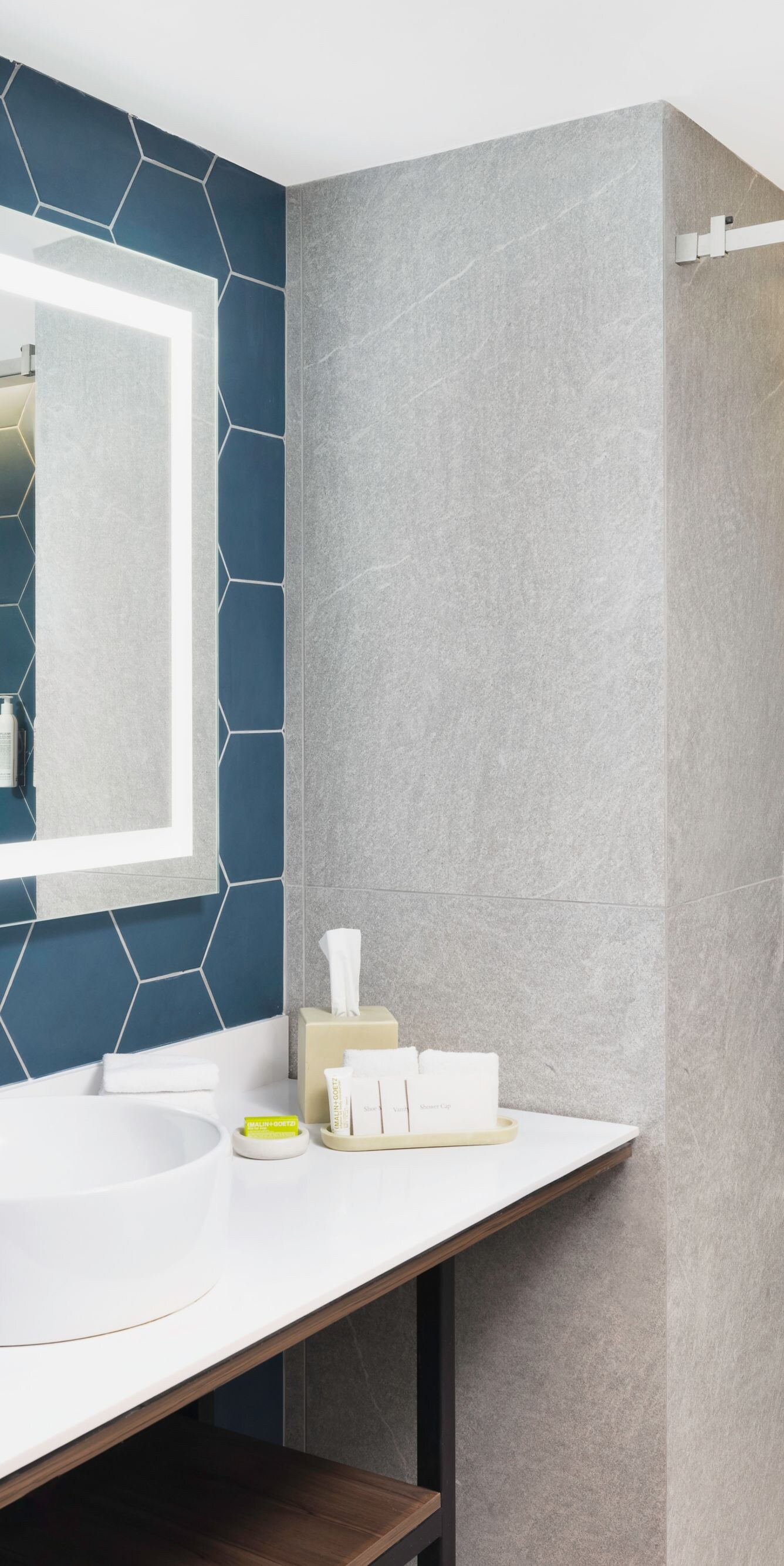 Mirror at bathroom 