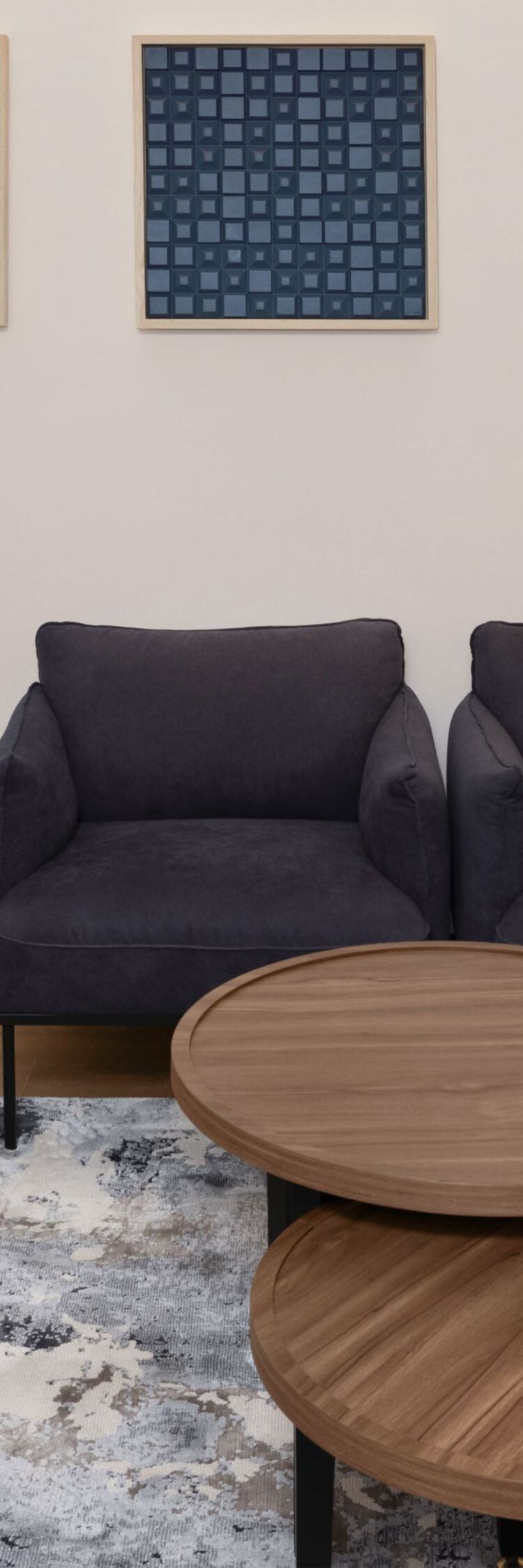 Sofa bed and TV