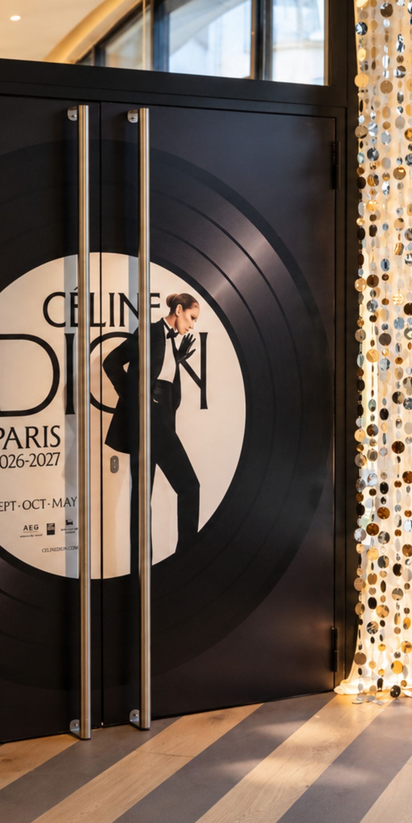 Eingang zum Paris Playlist-Pop-up