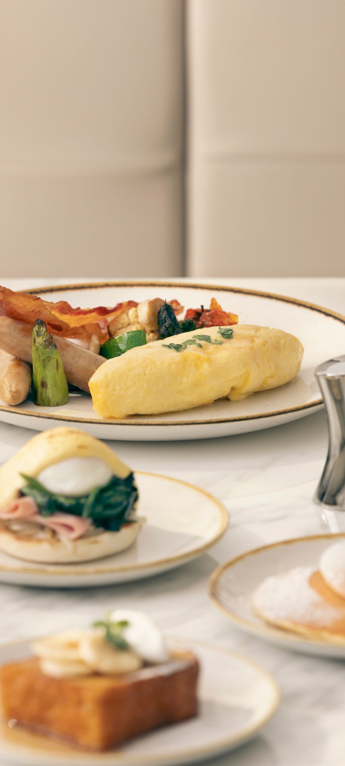 Begin your day with a chef’s crafted breakfast.