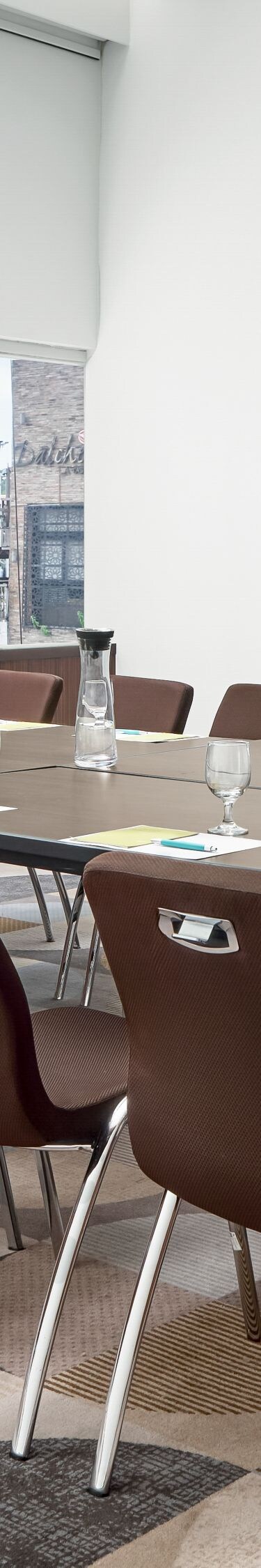 Ben Nghe meeting room set in a boardroom layout