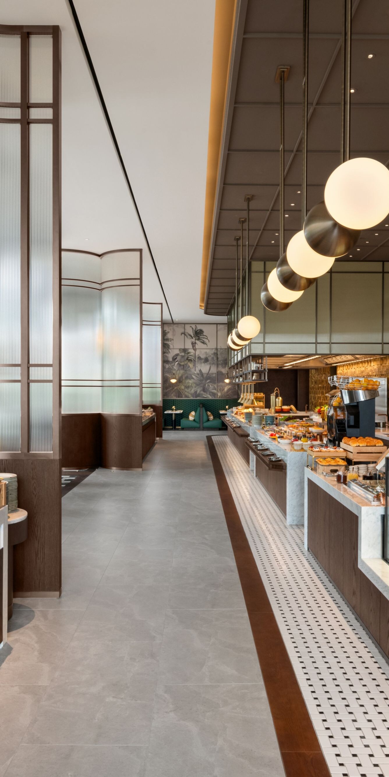 Dining Food Station, array of buffet style items