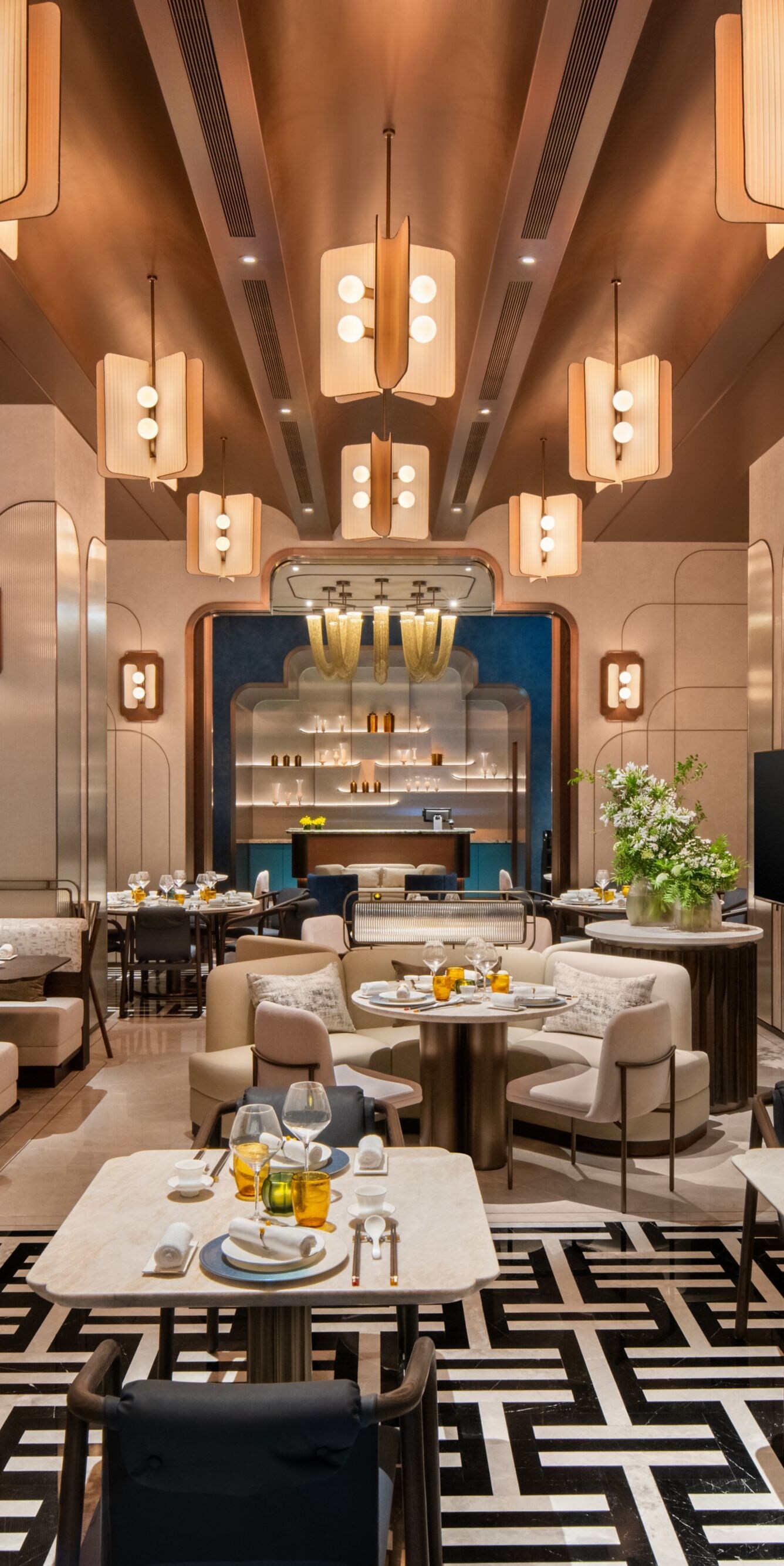 Restaurant with seating