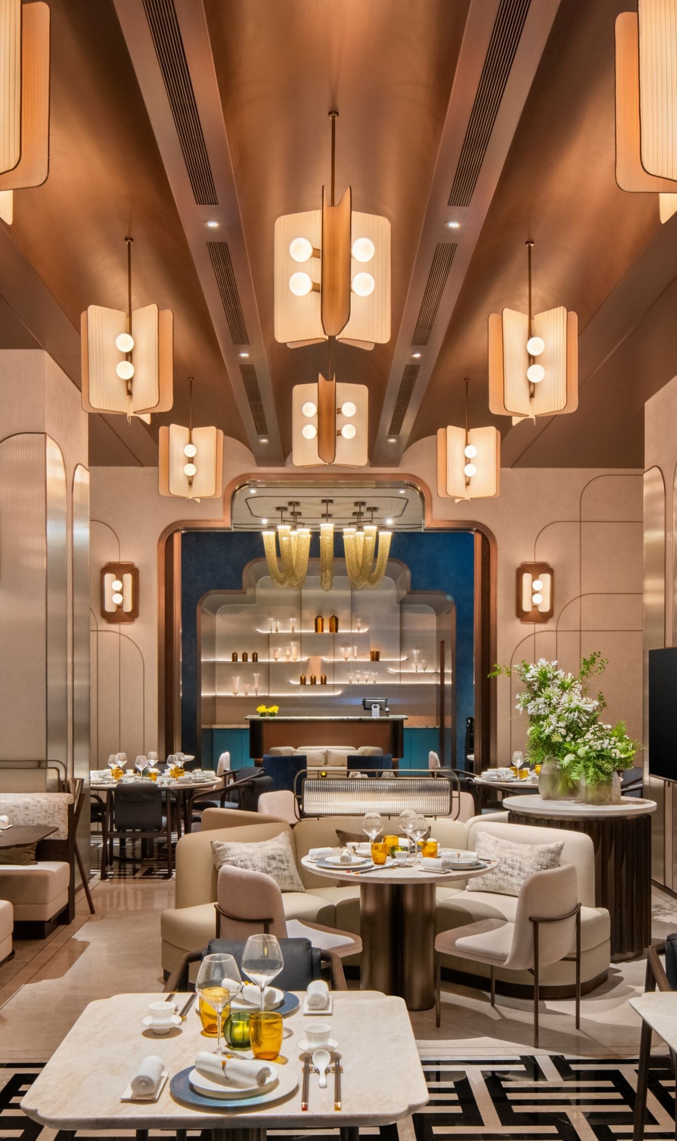 Restaurant with seating