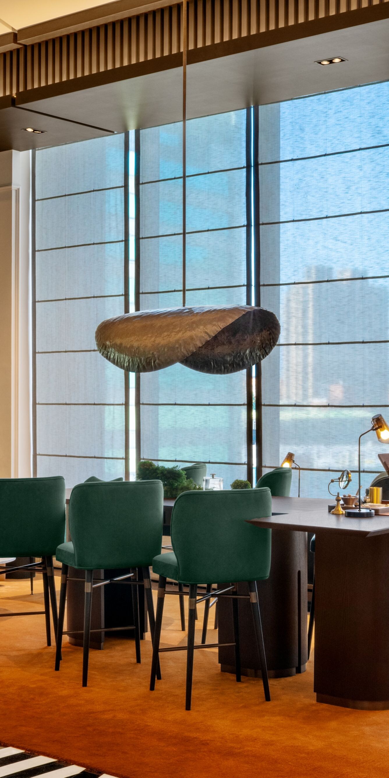 lounge and seating area