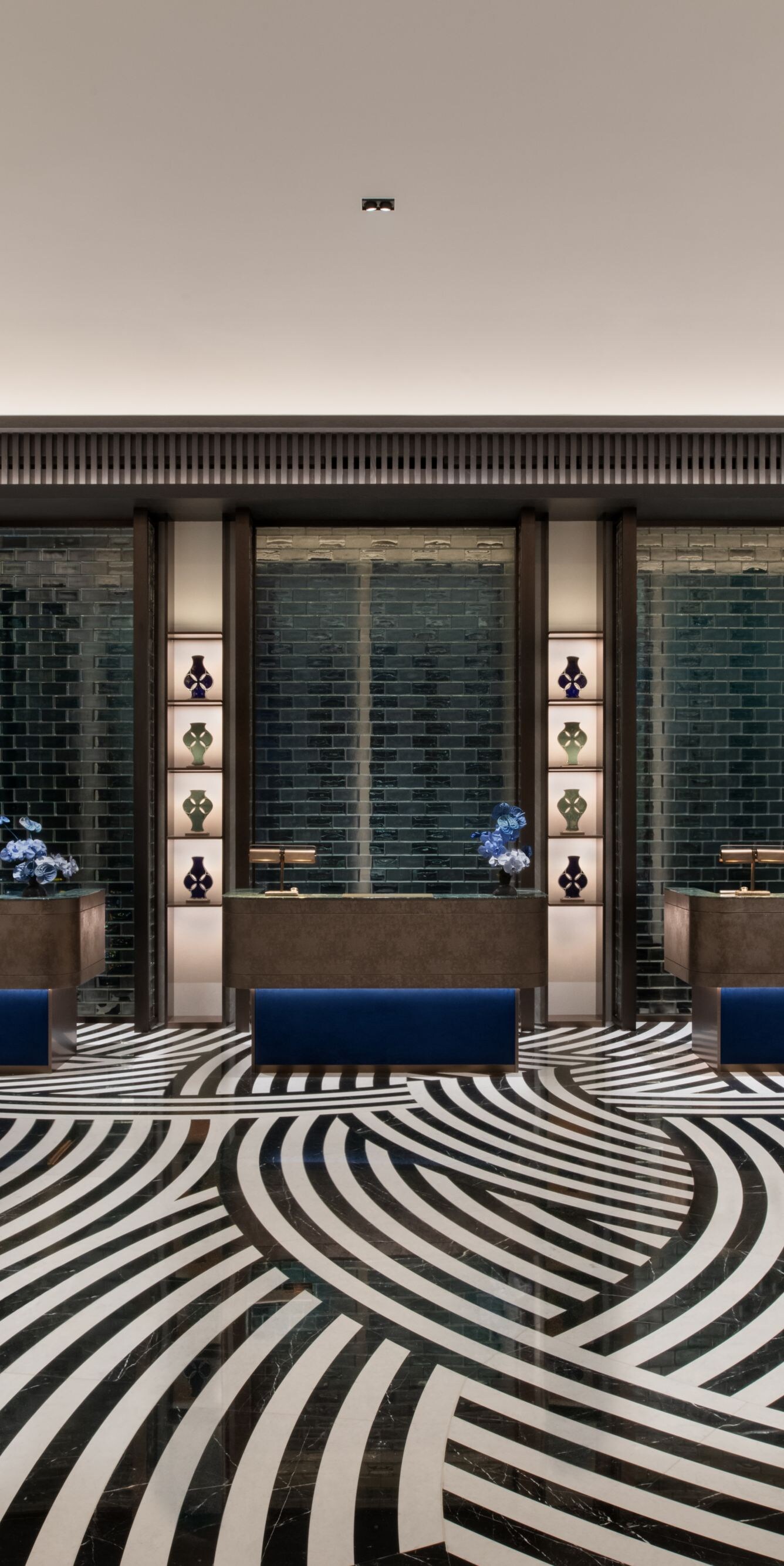 Reception area, hotel lobby