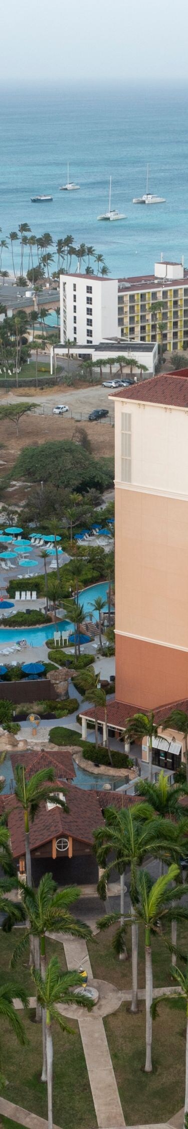 Exterior de las villas vacacionales de alquiler en Aruba